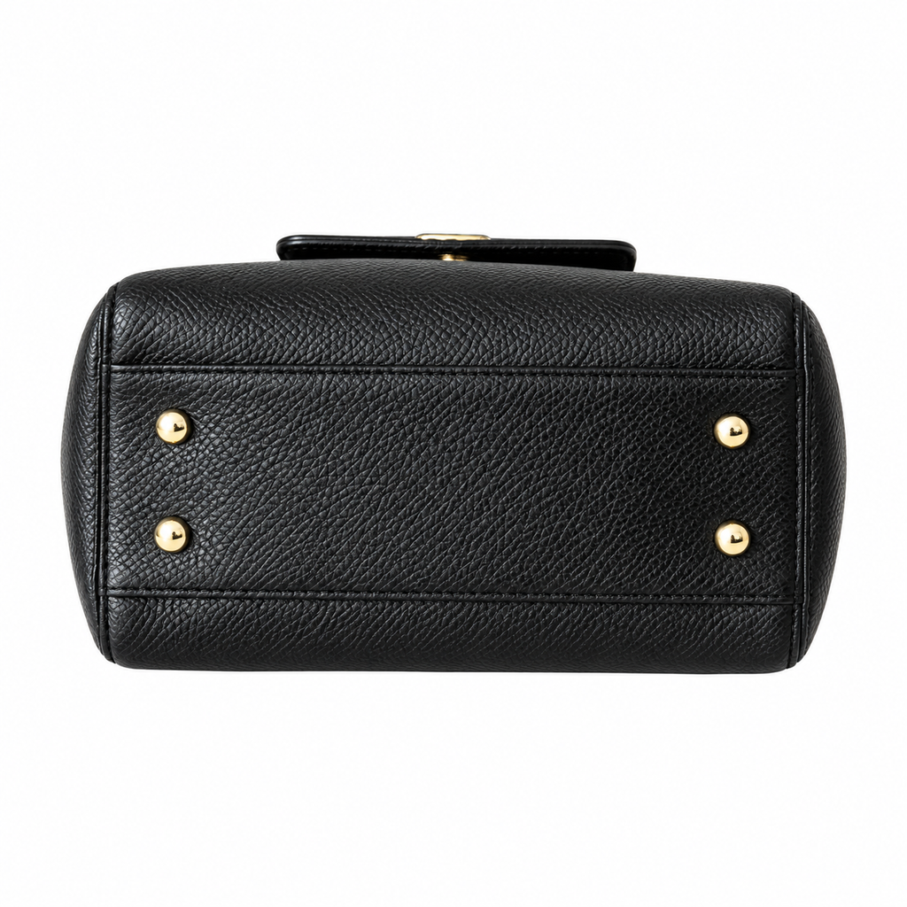 Chanel Neo Executive Quilted Caviar Tote Bag Black Gold 25cm