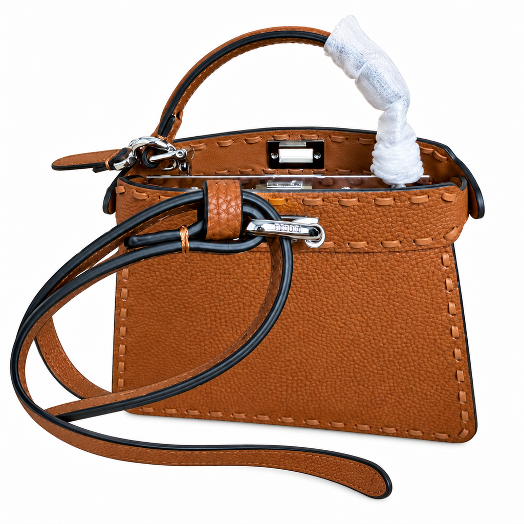 Fendi Mini Crossbody Bag 20cm – FF Jacquard Shoulder Bag
