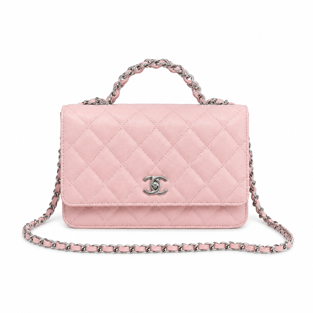 Chanel Quilted Leather Slim Flat Envelope Crossbody