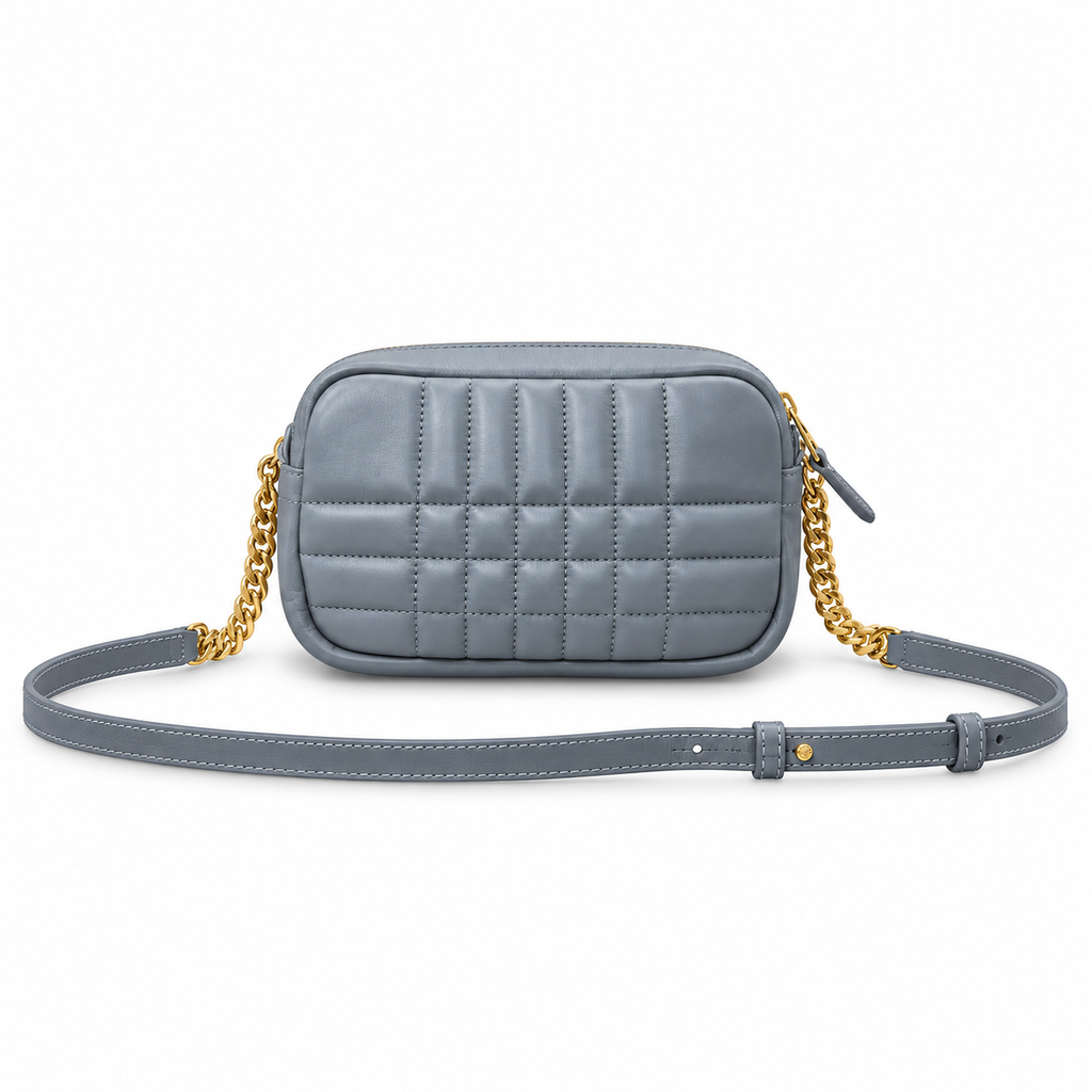 Burberry Slate Elegance TB Quilted Camera Bag