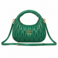 Miu Miu Leather Crossbody Bag 20cm