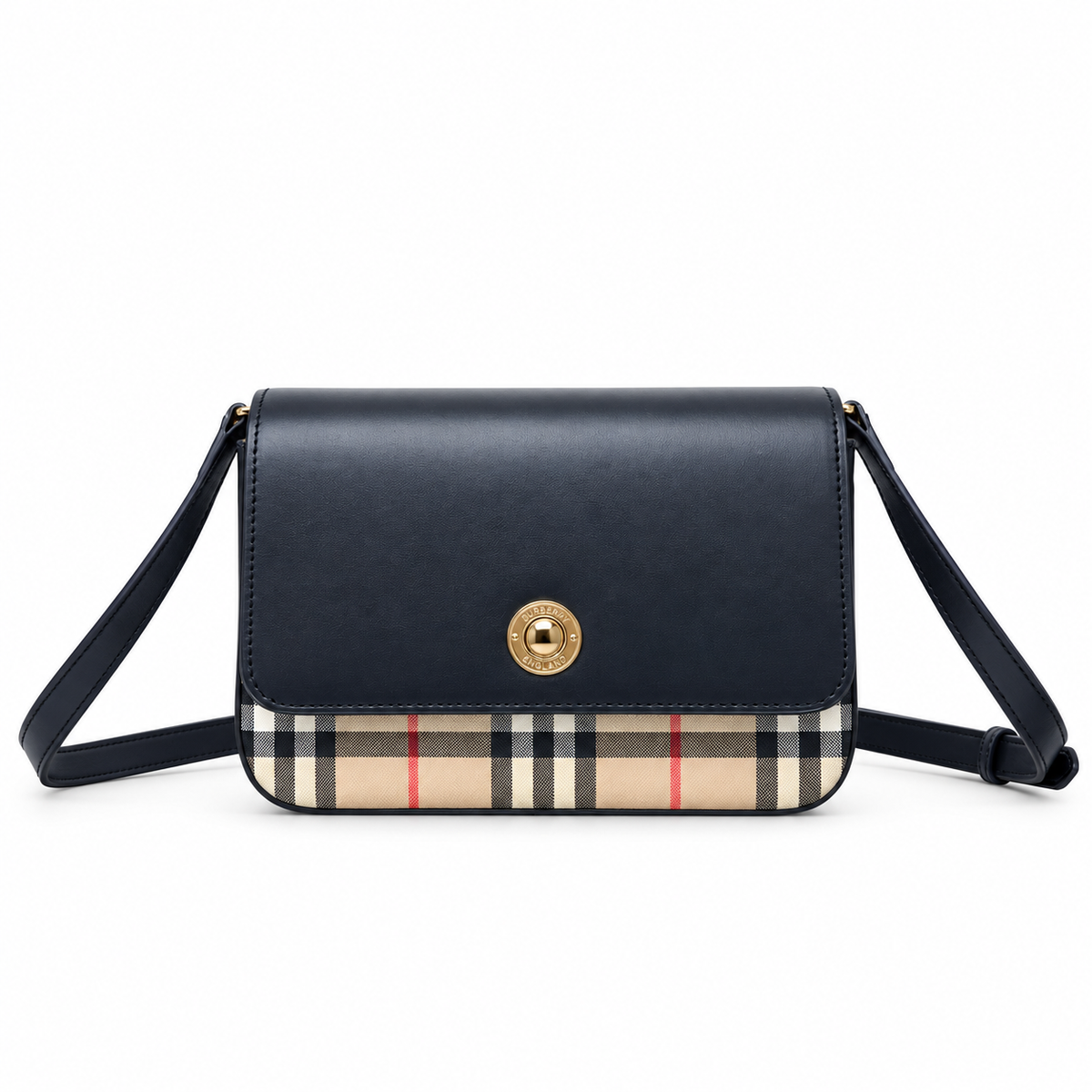 Burberry Heritage Check Flap Bag