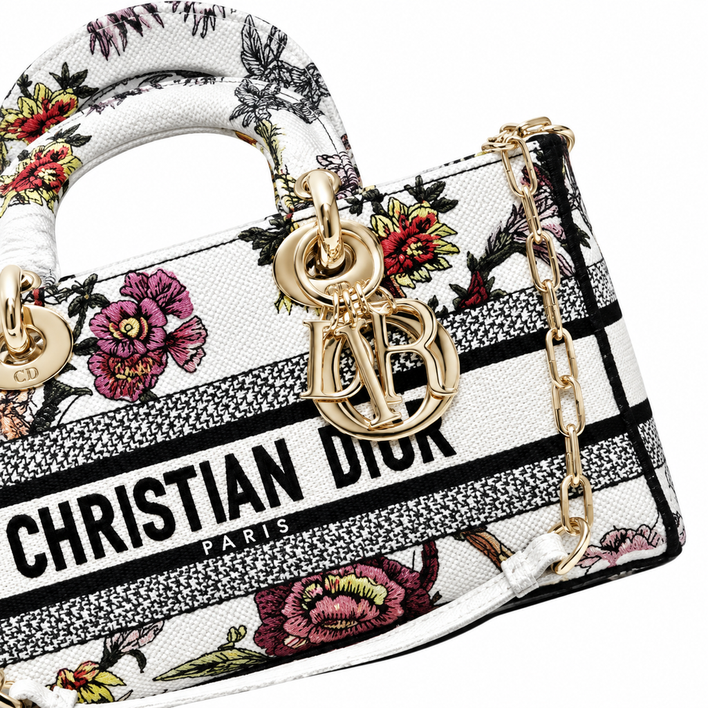 Dior Cannage Quilted Sleek Work Bag 26cm