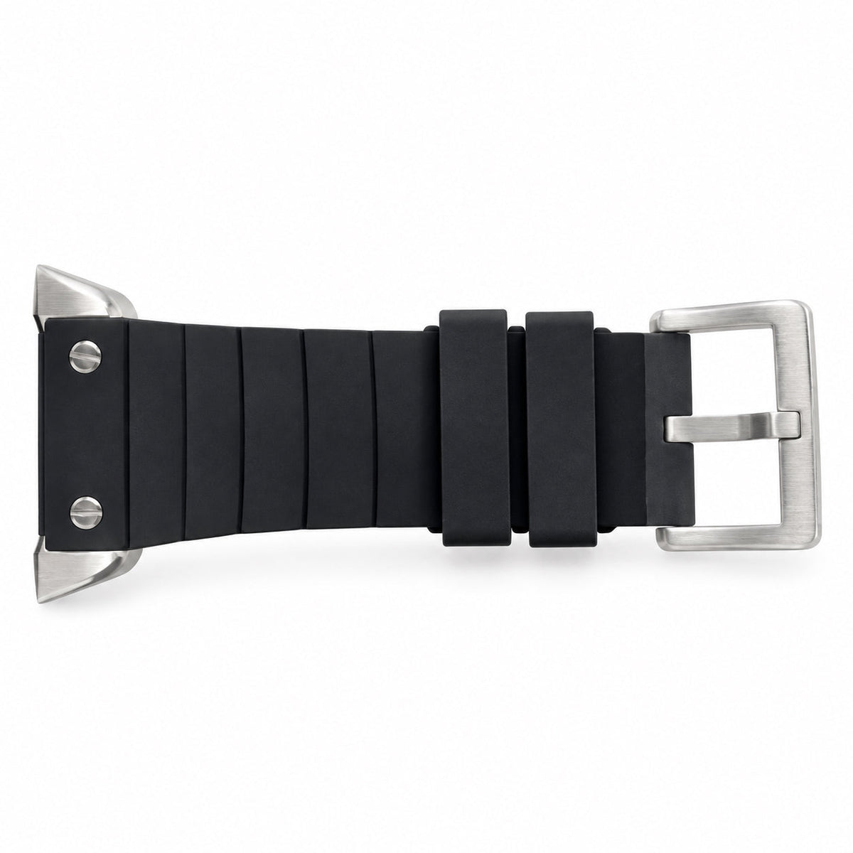 Cartier Santos 100 XL Steel Black Rubber Bezel White Dial Automatic Rubber Watch – KDY
