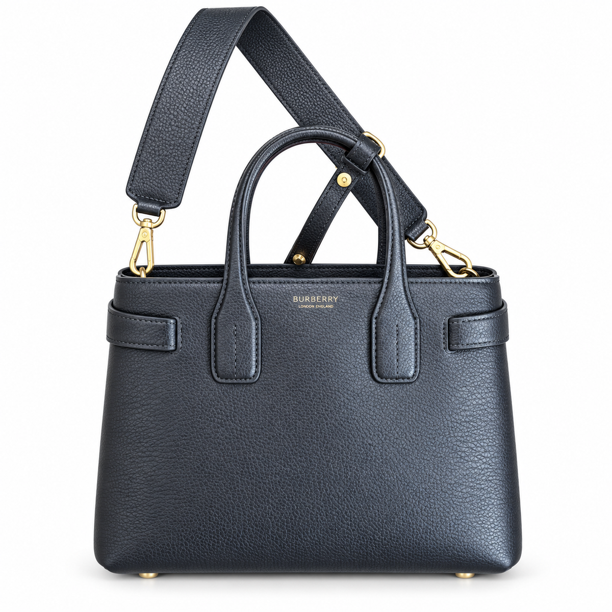 Burberry Noir Top Handle Tote