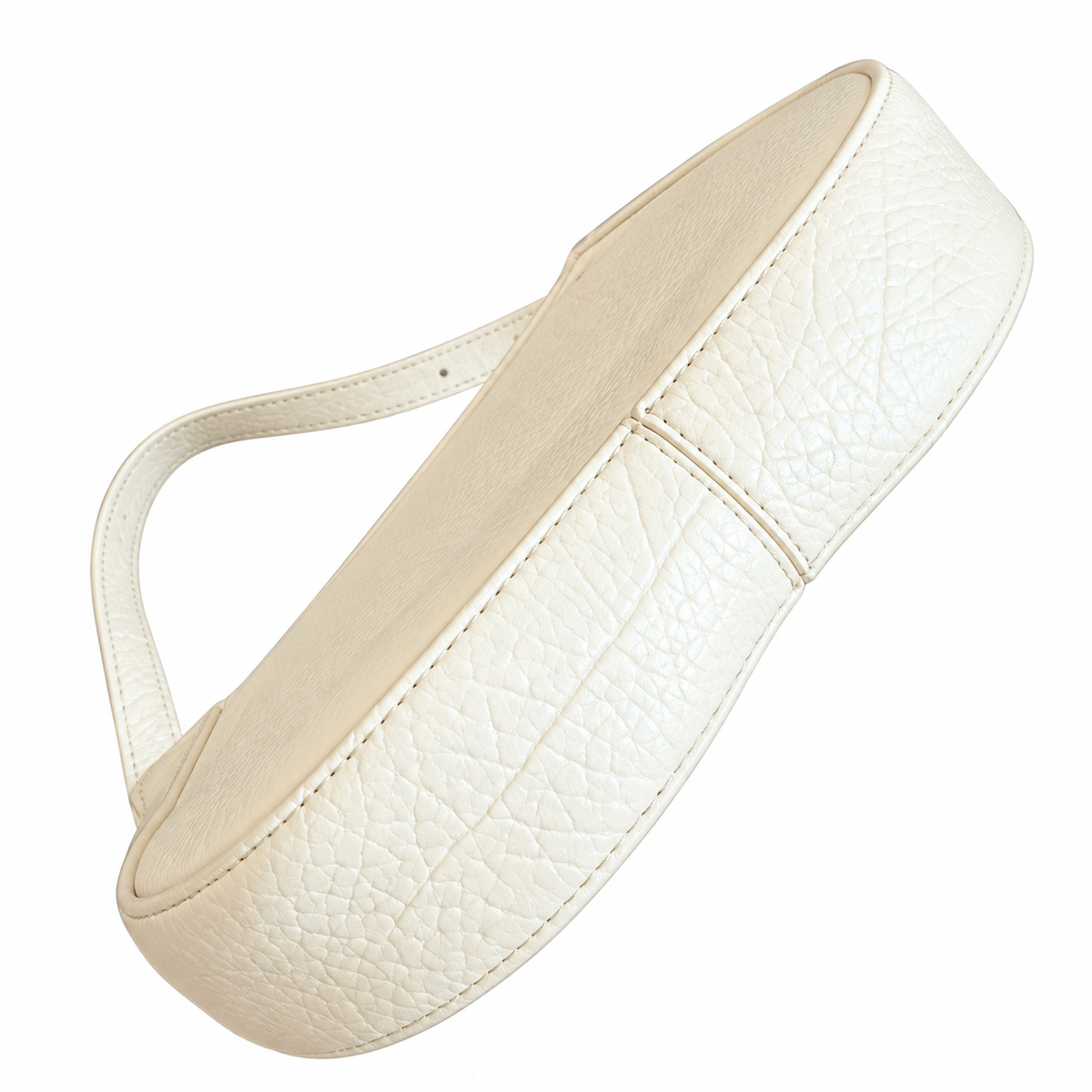 Burberry Ivory Muse Crescent Shoulder Bag