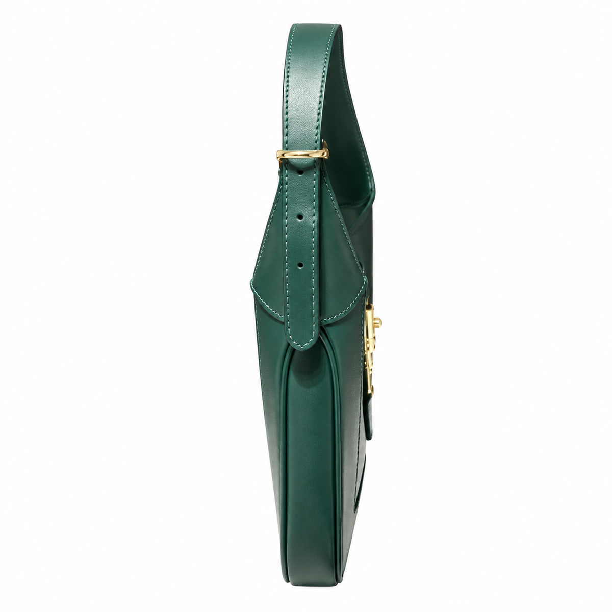 Gucci Jackie 1961 Small Hobo in Forest Green Polished Leather