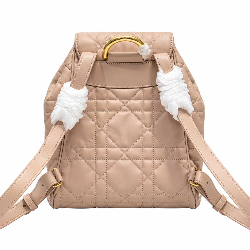 Dior Cannage Quilted Travel Backpack 23cm