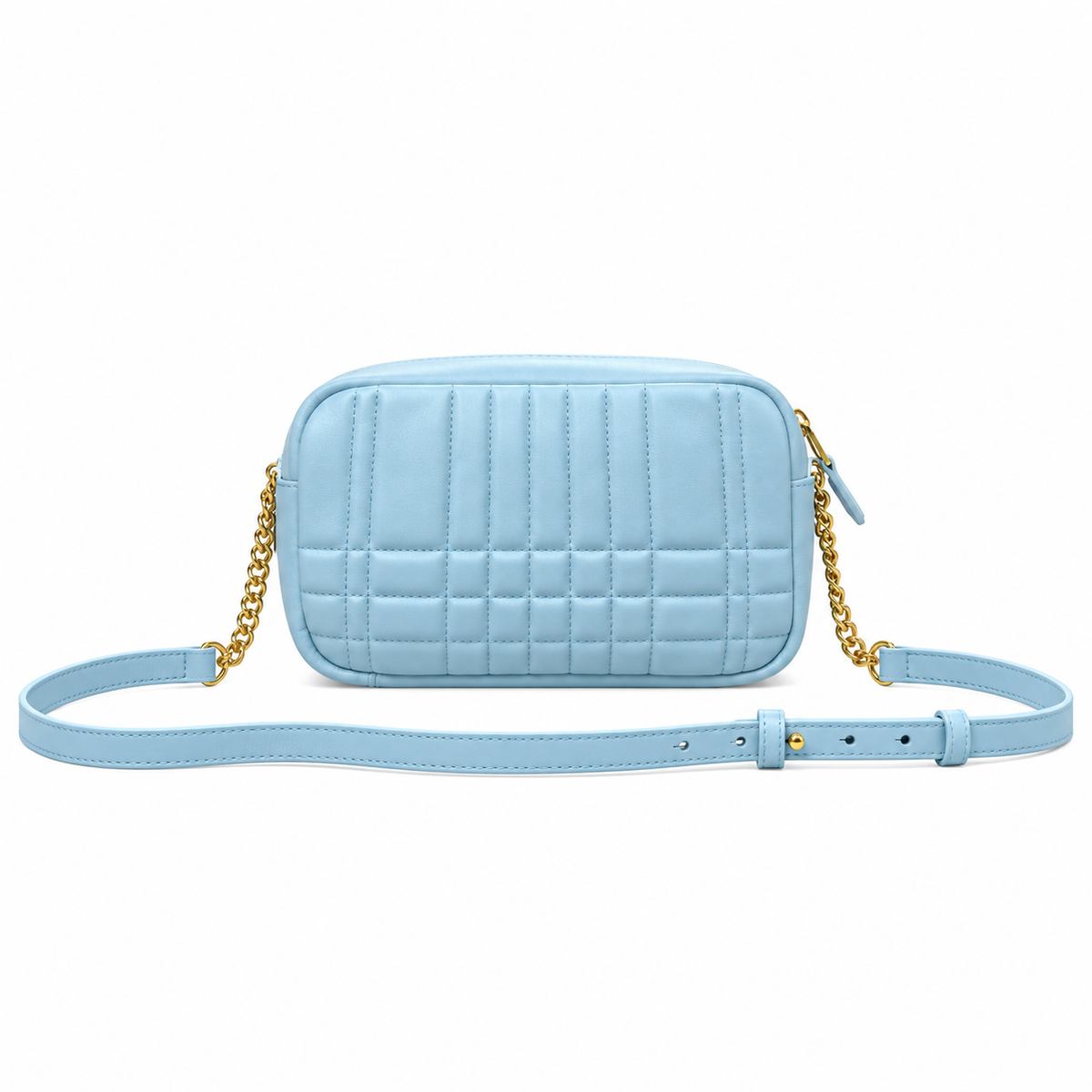Burberry Sky Blue TB Quilted Camera Bag