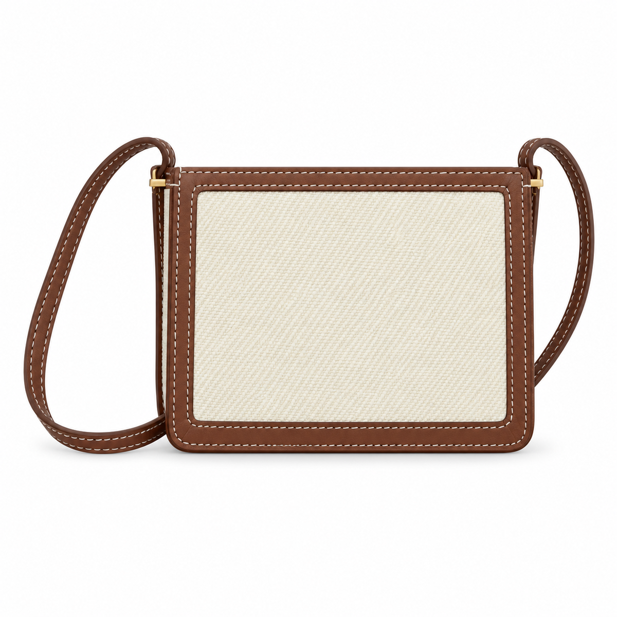 Burberry TB Monogram Cream & Tan Crossbody Bag