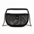 Chanel Quilted CC Small Top Handle Bag | Detachable Chain — 22cm