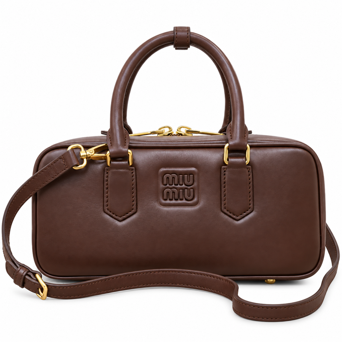 Miu Miu Matelassé Leather Textured Crossbody Bag