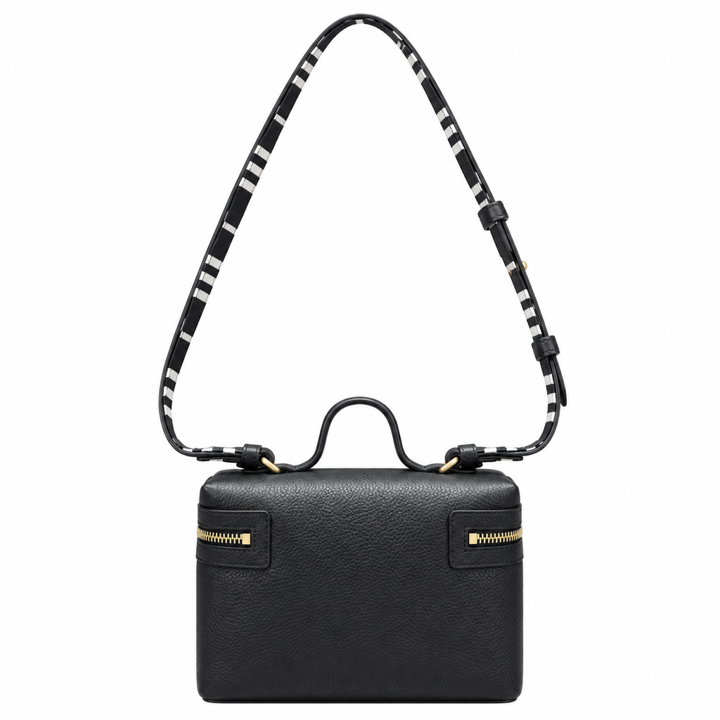 Burberry Knight Emblem Black Vanity Crossbody