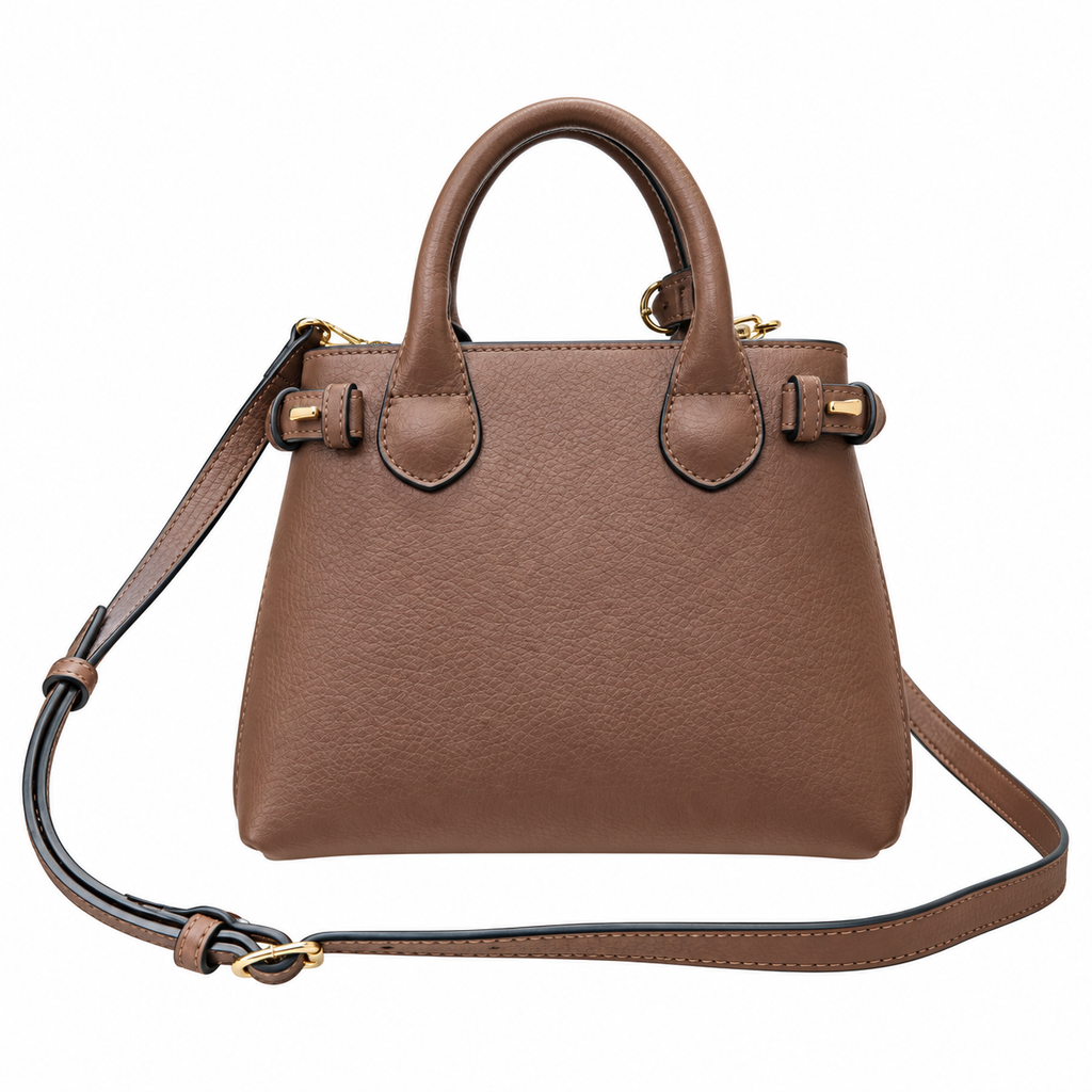Burberry Warm Tan Grace Top Handle Bag