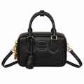 Miu Miu Leather Top Handle Bag 19 × 13 cm