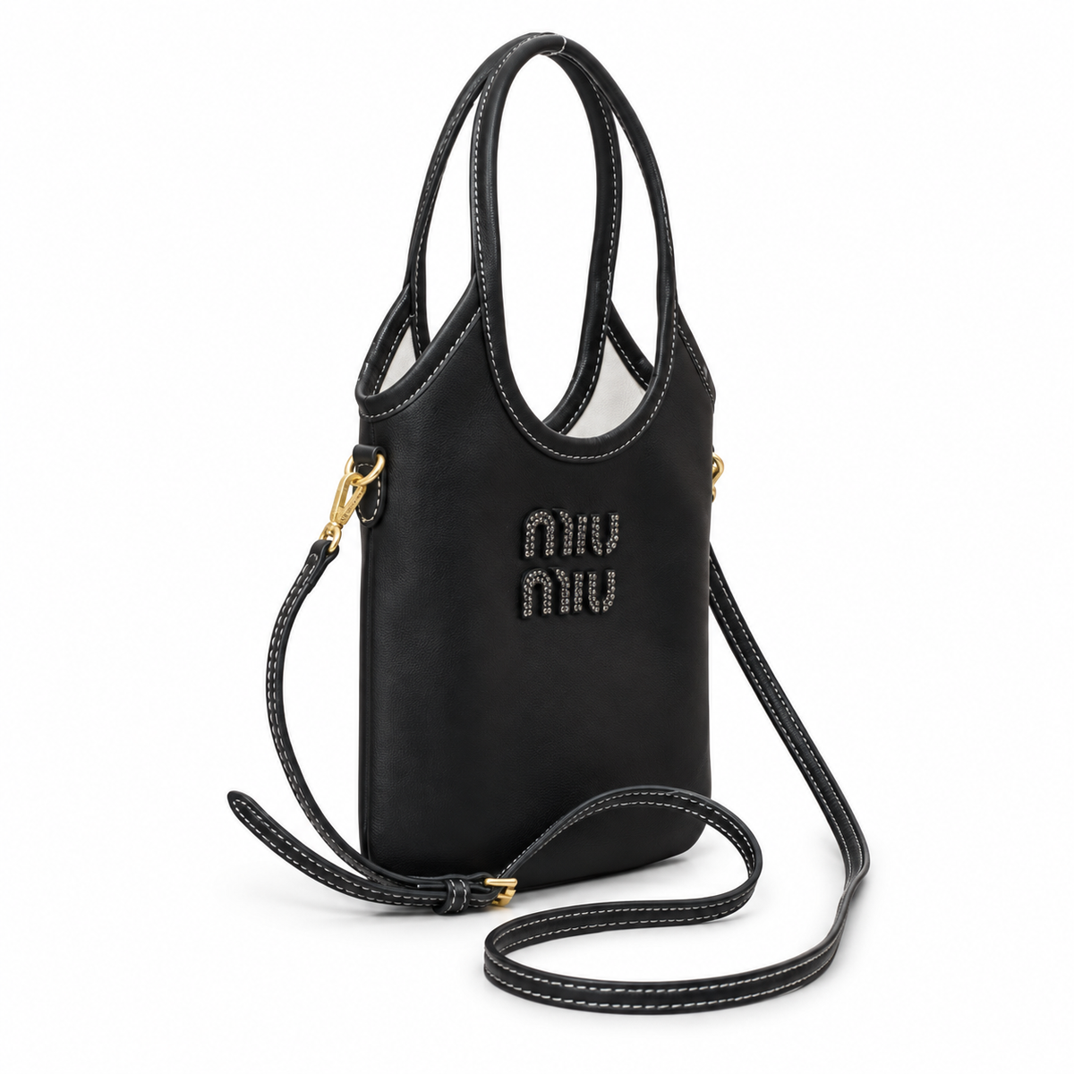 Miu Miu Matelassé Leather Modern Crossbody Bag