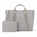 Chanel Classic Quilted Flap Bag | CC Turn-Lock Leather Chain Strap — 30x50cm