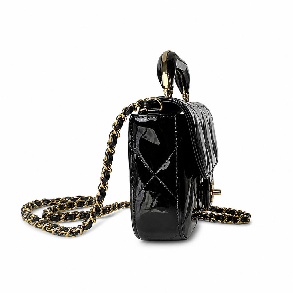 Chanel Quilted Leather Rectangular Chain Crossbody