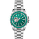 ONOLA Automatic Watch 44mm | Emerald Gem Bezel & Open-Heart Green Dial